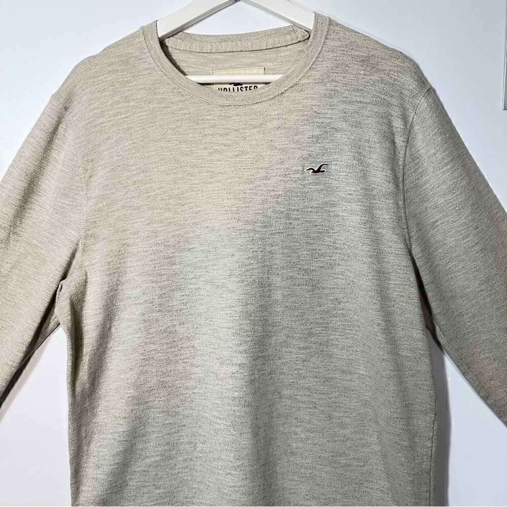 Hollister Textured Crewneck Sweater-Large